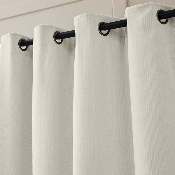 Bež termo izolacijska zavjesa od samta 140x260 cm Madison – douceur d'intérieur-image-2