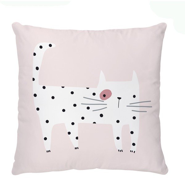 Dječji jastuk od pamučnog satena 45x45 cm Meow Meow – Butter Kings-image-2