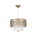 Bijela/u zlatnoj boji viseća svjetiljka s metalnim sjenilom ø 26,5 cm – Opviq lights