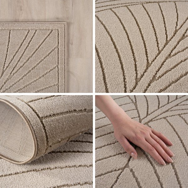 Bež unutarnja i vanjska staza 80x250 cm Nova 1203 – Ayyildiz Carpets-image-2
