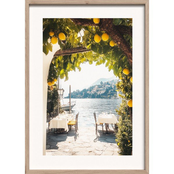 Tiskana slika s okvirom 50x70 cm Lemon View – Styler