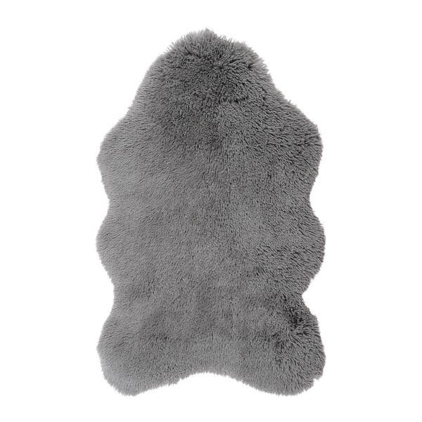 Krzneni tepih sive boje Ranto Soft Bear, 70 x 105 cm