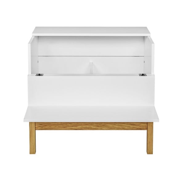 Vitrina za vino u bijelo-prirodnoj boji 75x70 cm Grande - Woodman-image-2