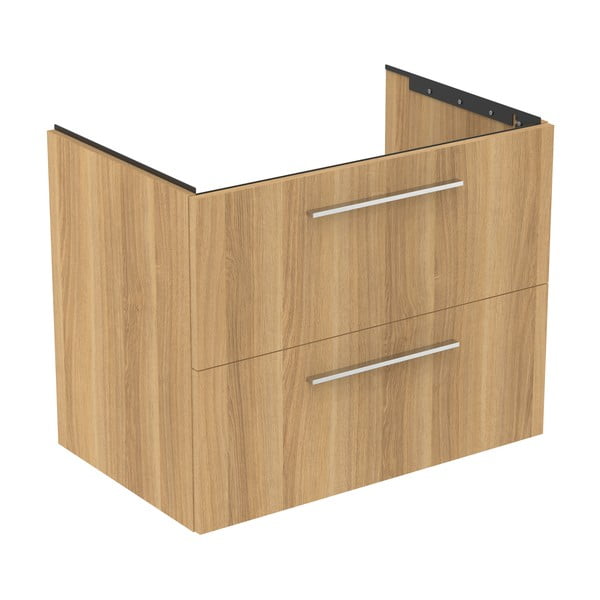 Zidni ormarić za ispod umivaonika u dekoru hrasta u prirodnoj boji 80x63 cm i.Life B – Ideal Standard-image-2