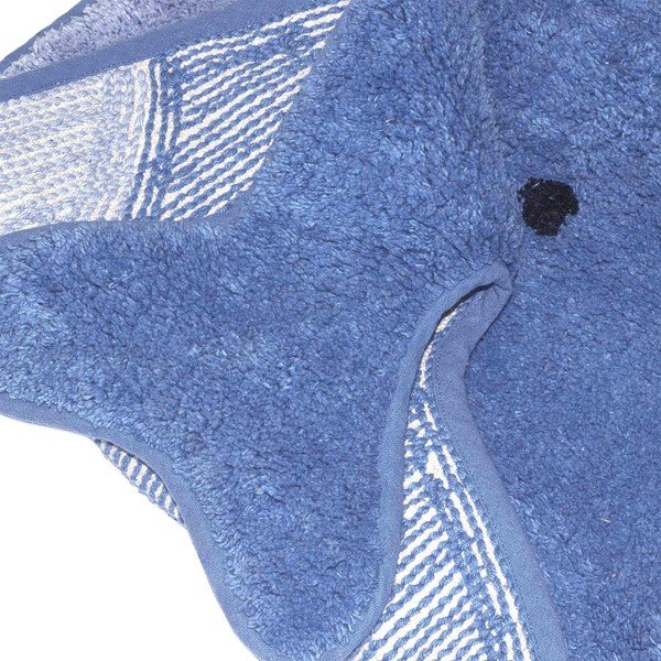 Plavi pamučni kupaonski otirač Mr. Fox Blue Whale, 69 x 44 cm-image-3