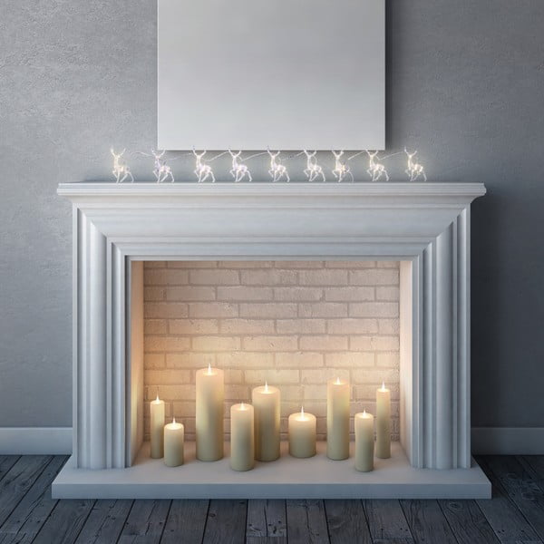 LED svijetleća girlanda u obliku sobova DecoKing Deer, 10 svjećica, duljina 1,65 m-image-1