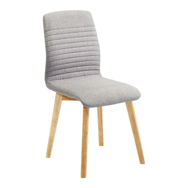 Siva stolica za blagovanje Kare Design Lara