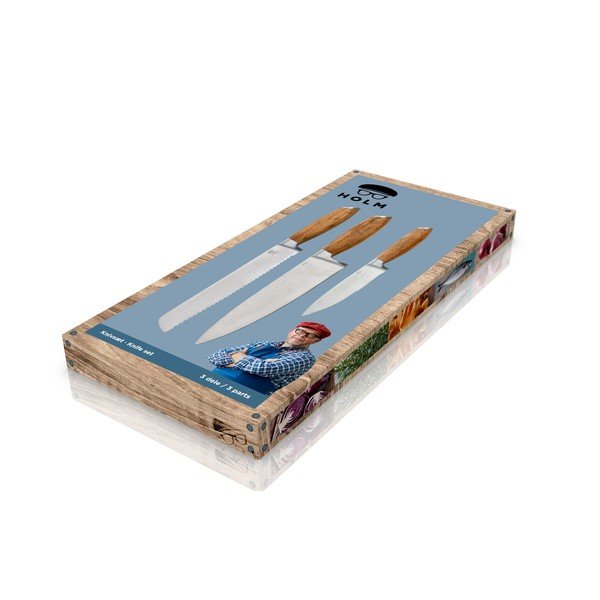 Set noževa 3 kom od nehrđajućeg čelika – Holm-image-4