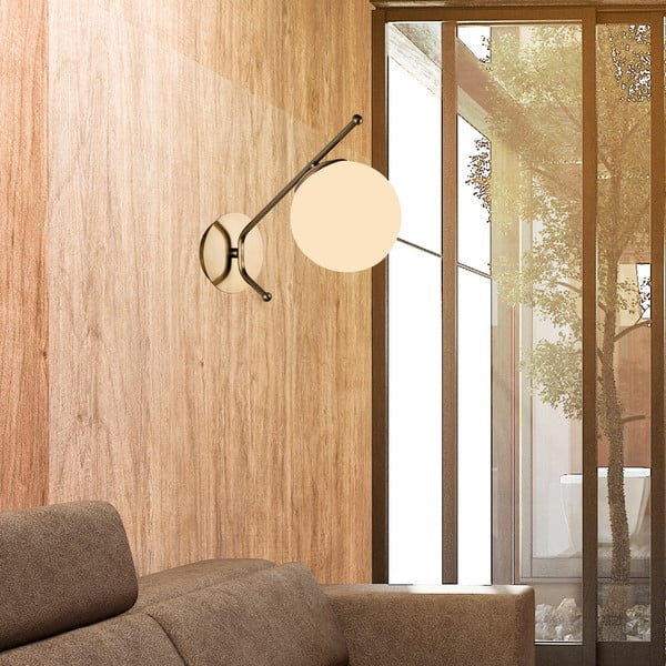 Zidna lampa u zlatnoj boji Squid Lighting Star, visina 31 cm-image-3