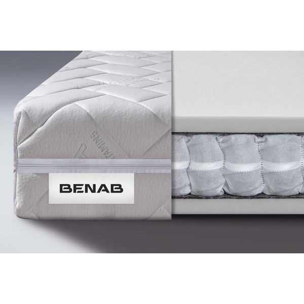 Tvrd/srednje tvrd obostrani madrac s oprugama 140x200 cm Comfort Flow – BENAB-image-3