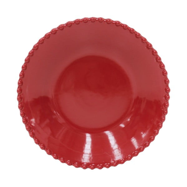 Rubin crveni duboki tanjur od Costa Nova zemljanog posuđa, ø 24,2 cm