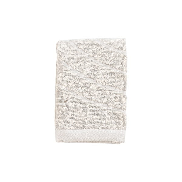 Svijetlo sivi pamučan ručnik od frotira 30x30 cm Time – Zone