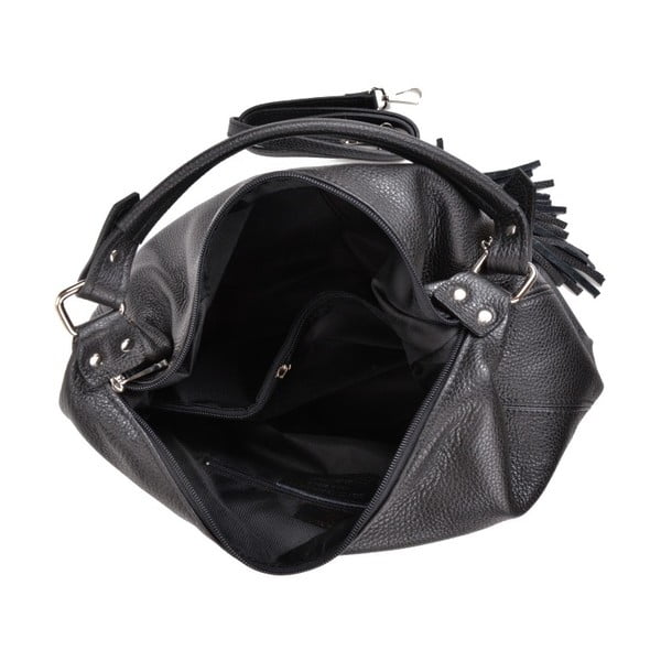 Crna kožna torbica Sofia Cardoni Bruhna-image-2