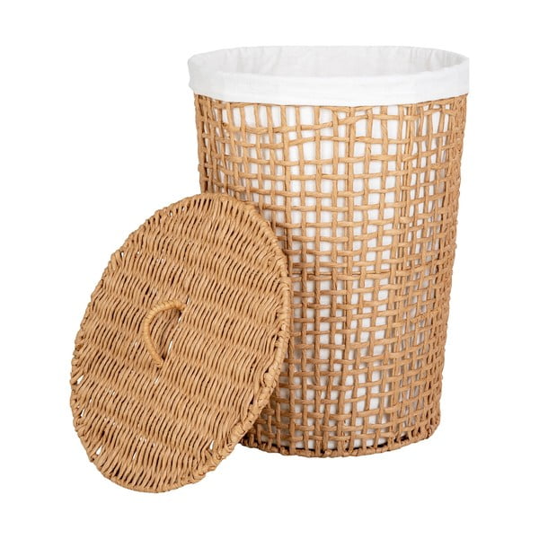 Papirnata košara za rublje u prirodnoj boji 77 l Pomal – House Nordic-image-3
