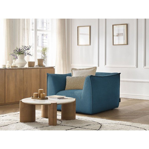 Plava fotelja od samta Giorgia – Bobochic Paris-image-4