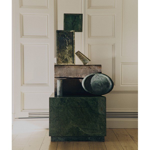 Mramorni pomoćni stol 50x50 cm Sorein – Kave Home-image-2