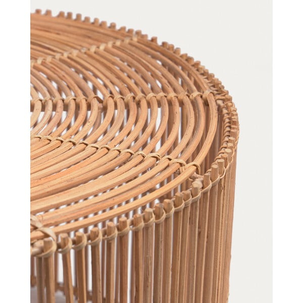 Okrugli stolići za kavu u setu 2 kom od ratana u prirodnoj boji ø 66 cm Elmima – Kave Home-image-3