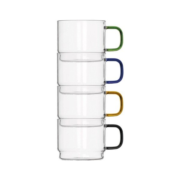 Staklene šalice u setu 4 kom 350 ml Bridge – Brandani-image-2
