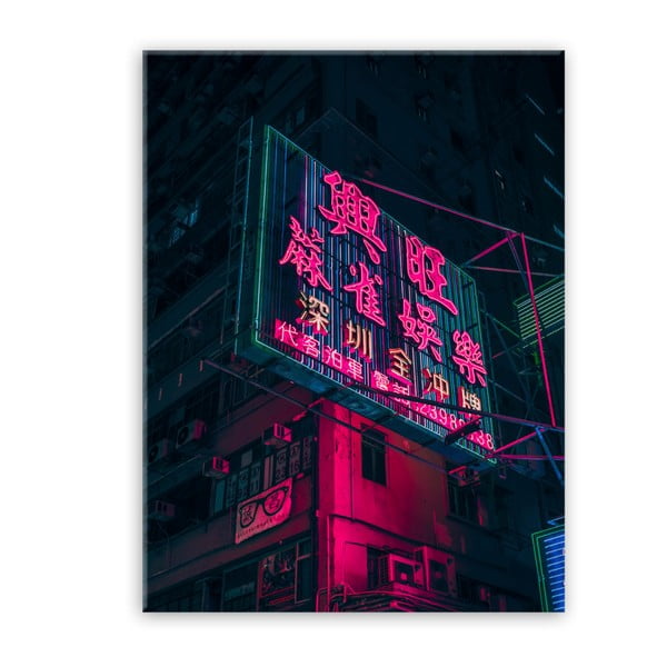 Slika Styler Glasspik Neon Billboard, 80 x 120 cm
