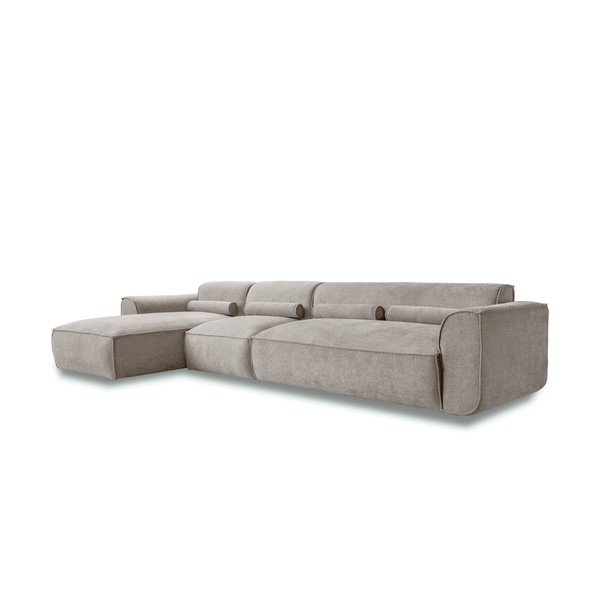 Bež kutna garnitura (s lijevim kutom) Flex Felix – Miuform