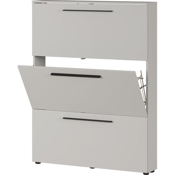 Sivo-bež preklopni ormarić za cipele Utah - Germania-image-2