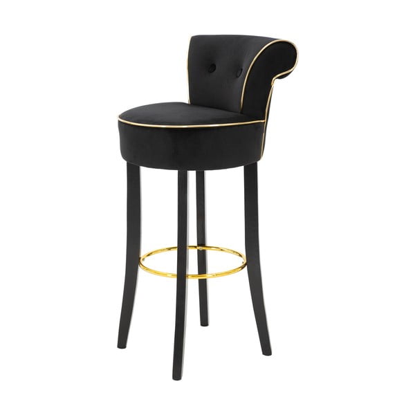 Plava baršunasta barska stolica 96 cm Luxy – Mauro Ferretti-image-2