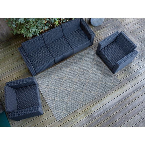 Plavi vanjski tepih Universal Cork, 55 x 110 cm-image-1