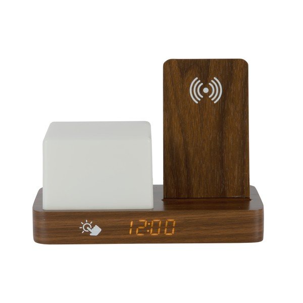 Digitalna/stolna budilica s bežičnim punjačem Retro LED Night Light – Karlsson-image-3