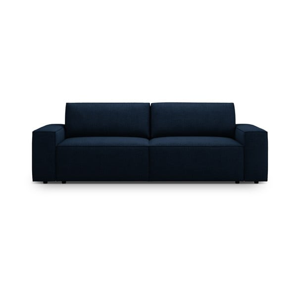 Tamno plava sklopiva sofa od bouclé tkanine 247 cm Jodie – Micadoni Home