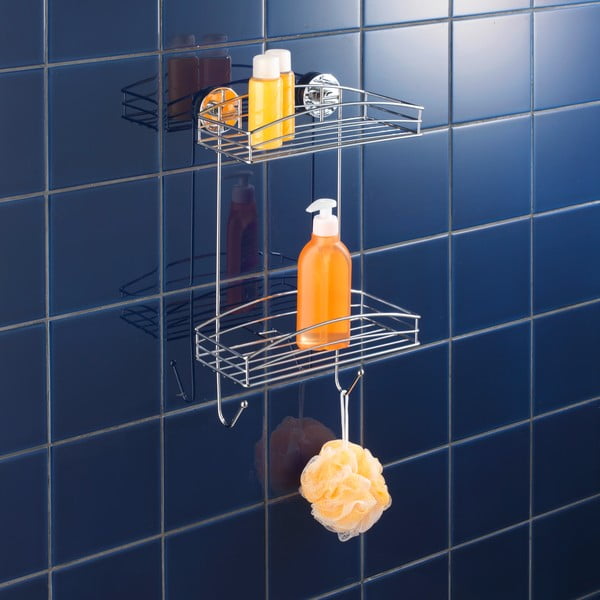 Samostojeća dupla polica Wenko Vacuum-Loc, opterećenje do 33 kg-image-1