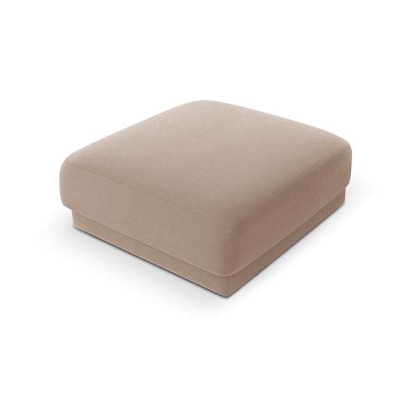 Bež baršunasti tabure Miley  – Micadoni Home-image-4
