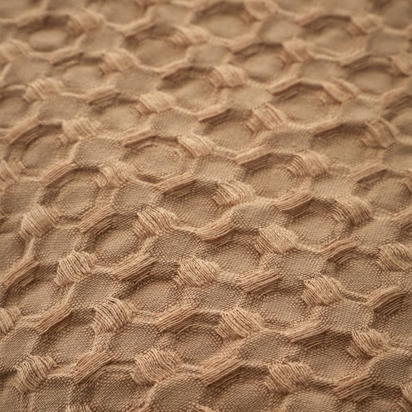 Smeđa posteljina za krevet za jednu osobu 135x200 cm Muscat Waffle – Pineapple Elephant-image-4