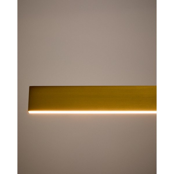 LED viseća svjetiljka u zlatnoj boji s metalnim sjenilom Boadella – Kave Home-image-2