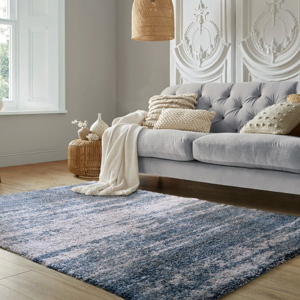 Plavi tepih 200x290 cm Dune Ombre – Flair Rugs-image-1