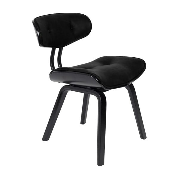Crna stolica s presvlakom Dutchbone Mirlo