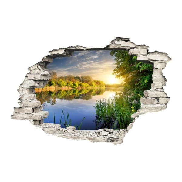 Samoljepljiva zidna naljepnica Ambiance Lake, 60 x 90 cm-image-2