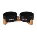 Keramički set posuda s postoljem za pse ø 13 cm Dog Fantasy – Plaček Pet Products