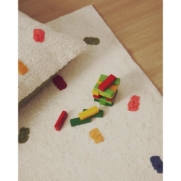 Krem pamučan dječji tepih 90x150 cm Epifania – Kave Home-image-2