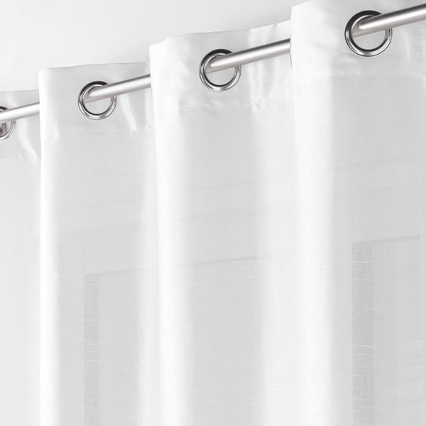 Bijela satenska zavjesa 140x240 cm Shana – douceur d'intérieur-image-1