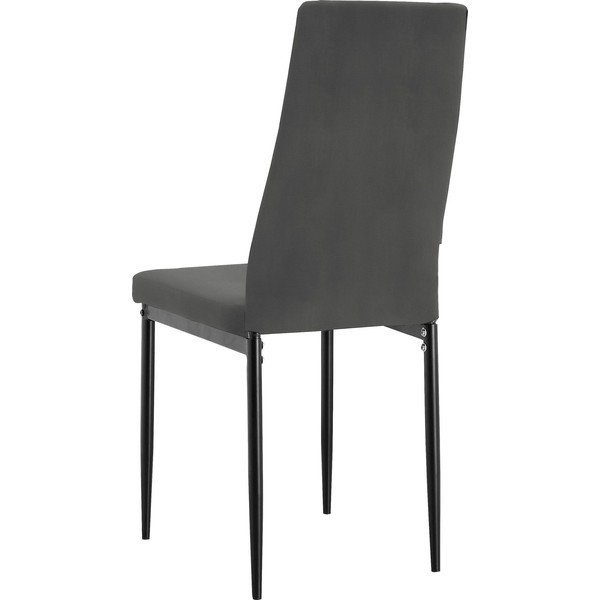 Crna blagovaonska stolica od umjetne kože Kelly – Støraa-image-3