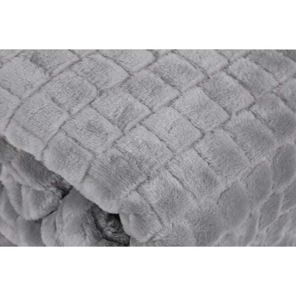 Sivi prekrivač za bračni krevet 200x220 cm Melinda - Mijolnir-image-2