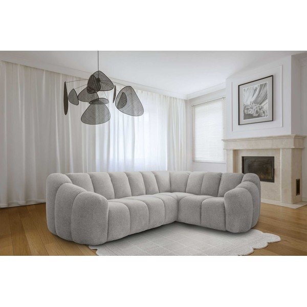 Svijetlo siva kutna garnitura (s desnim kutom/u obliku slova L) Shell – Miuform-image-1