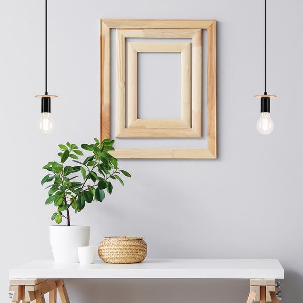 Crna viseća svjetiljka Angelina – LAMKUR-image-2