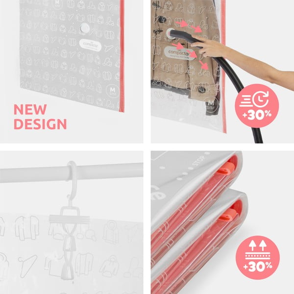 Vakuum vrećice za odjeću u setu 2 kom Espace – Compactor-image-4