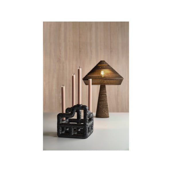 Crna stolna lampa (visina 54 cm) Alk – Villa Collection-image-4