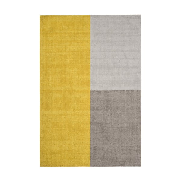 Žuto-sivi tepih Asiatic Carpets Blox, 200 x 300 cm