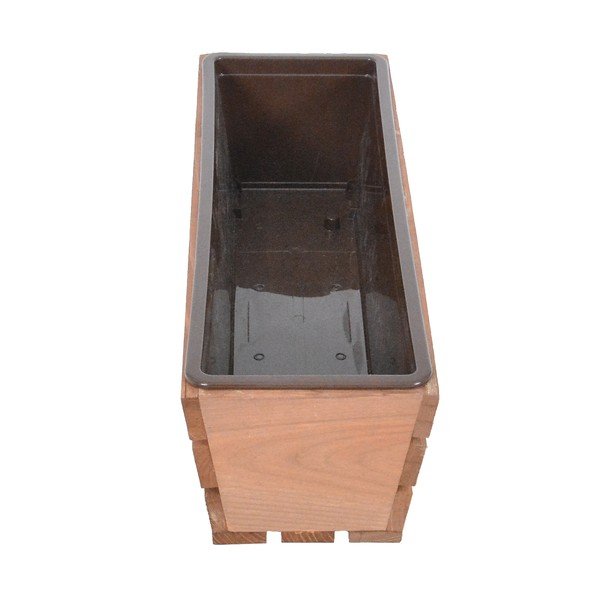 Drvena tegla za cvijeće 51 cm Modern – Rojaplast-image-1