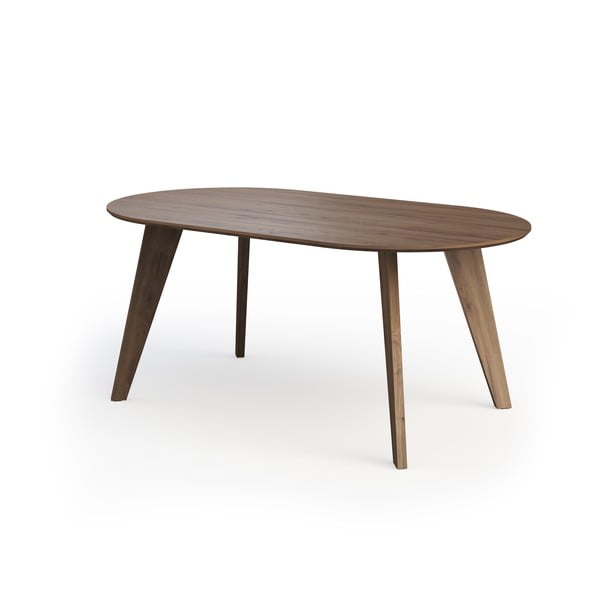 Blagovaonski stol s pločom stola u dekoru oraha u prirodnoj boji 100x180 cm Lago – TemaHome-image-3