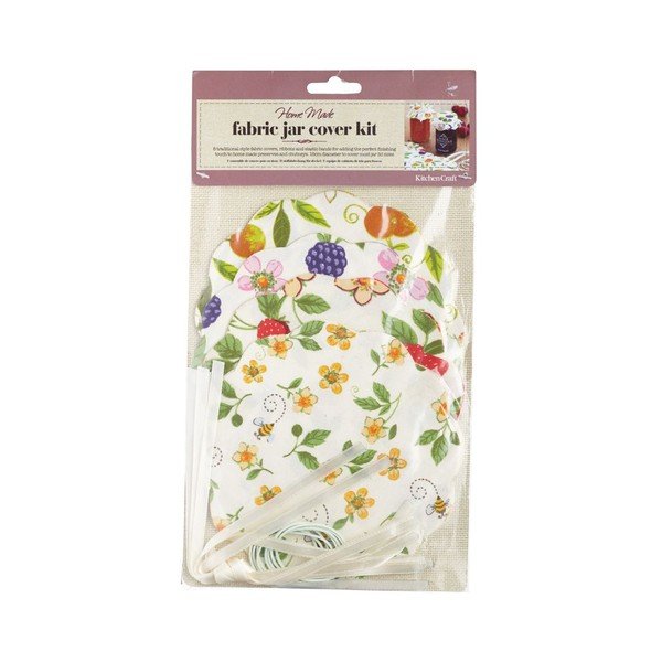 Set od 8 tekstilnih ukrasa za tegle za voće Kitchen Craft-image-2