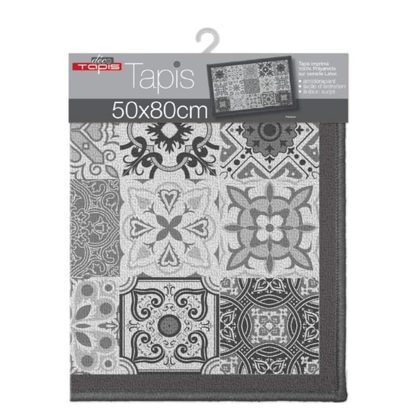 Sivi periv tepih 50x80 cm Persane – douceur d'intérieur-image-2